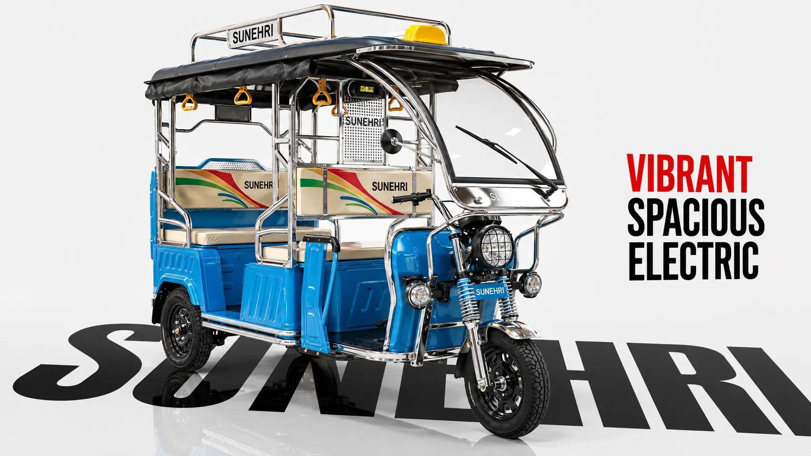 Sunehri electric vehicle — the golden ride