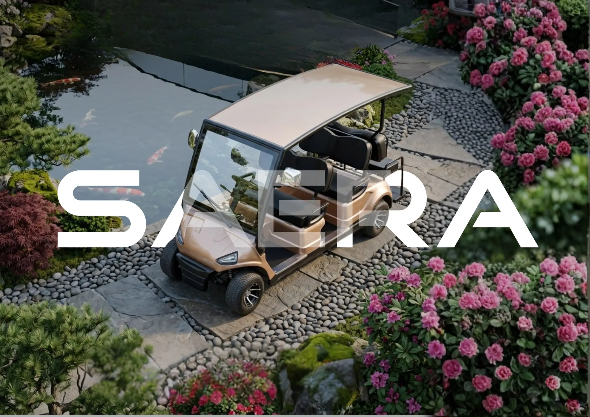 Saera Golf Cart — silent, premium, emission-free