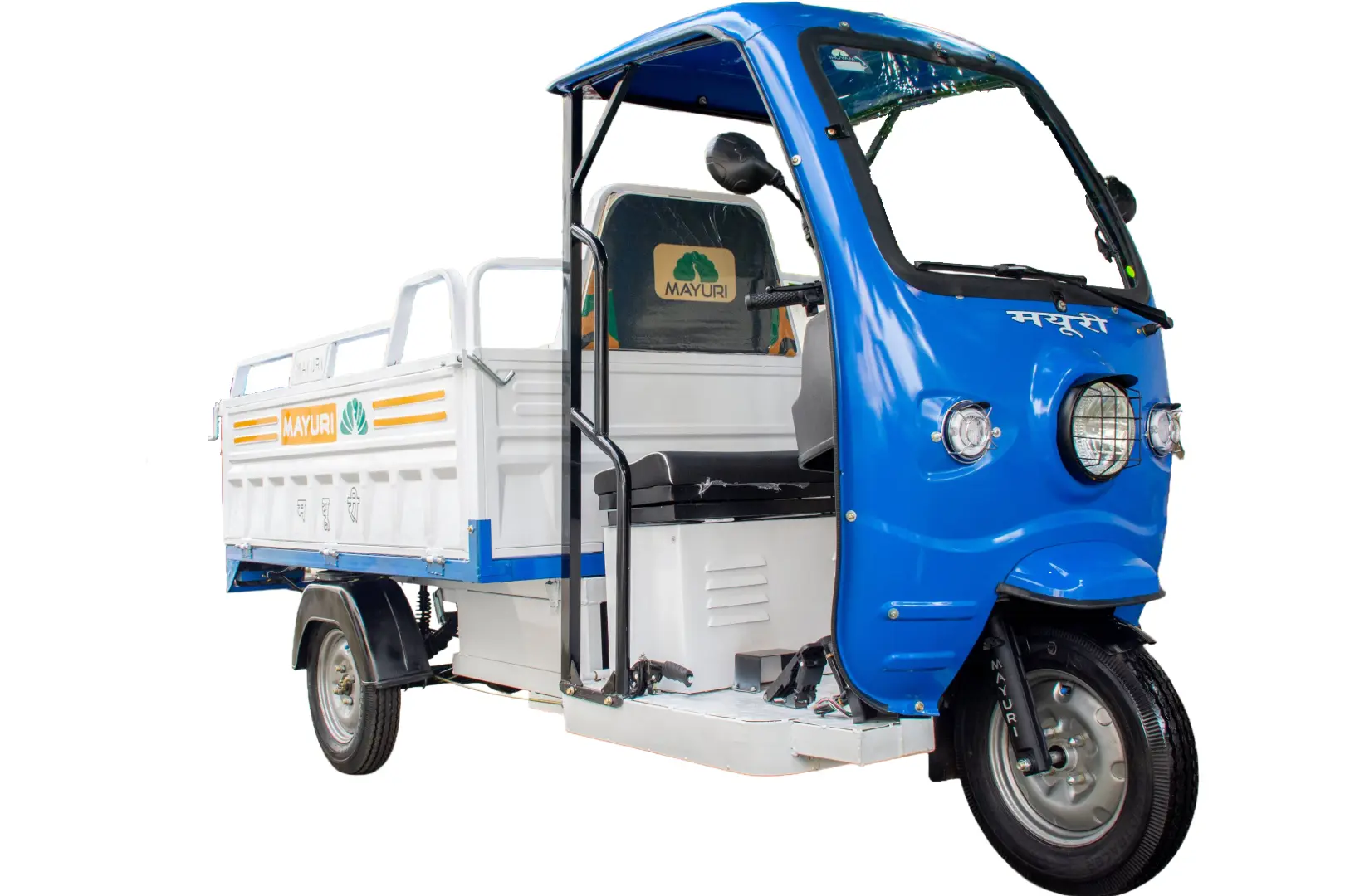 Mayuri Rattan L5 Cargo with the three-side opening deck dropped