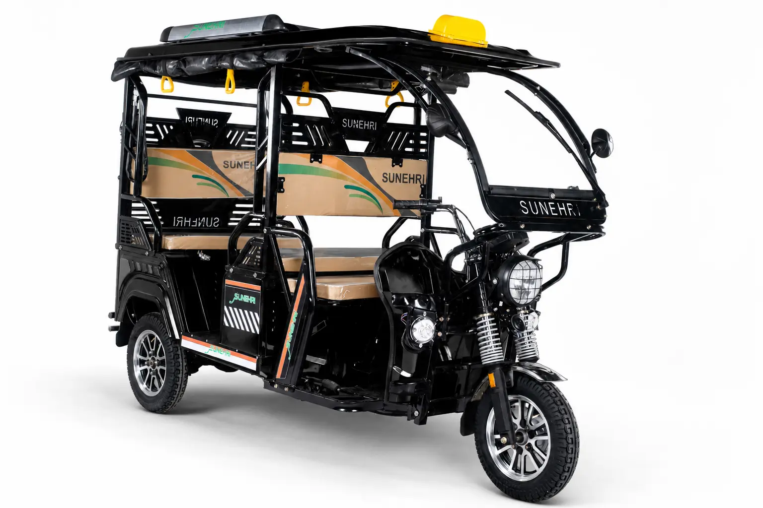 Sunehri Super Black e-rickshaw